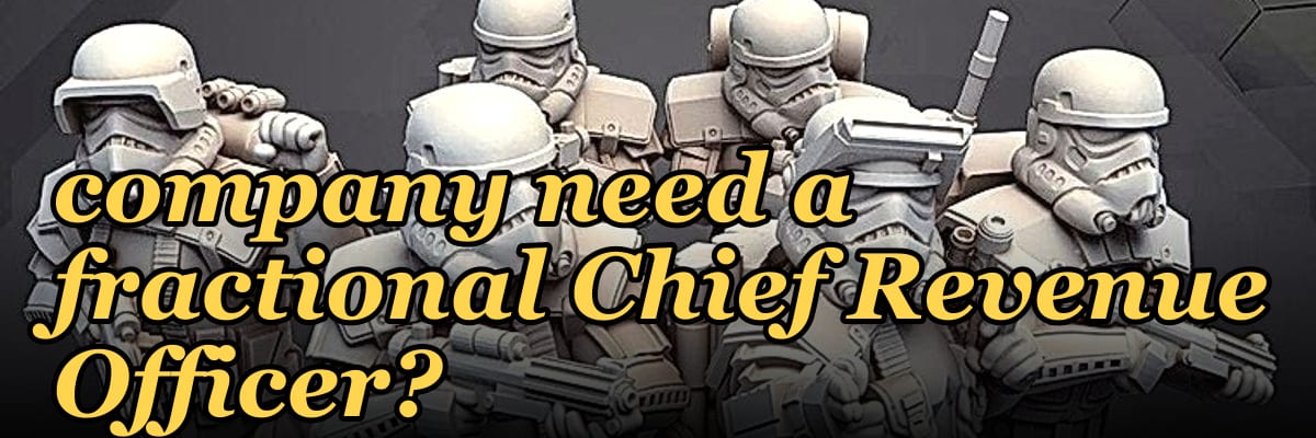 Does a turnaround adtech company need a fractional Chief Revenue Officer?