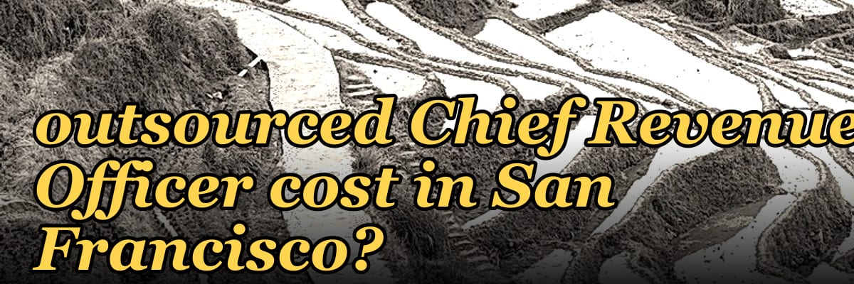 How much does an outsourced Chief Revenue Officer cost in San Francisco?