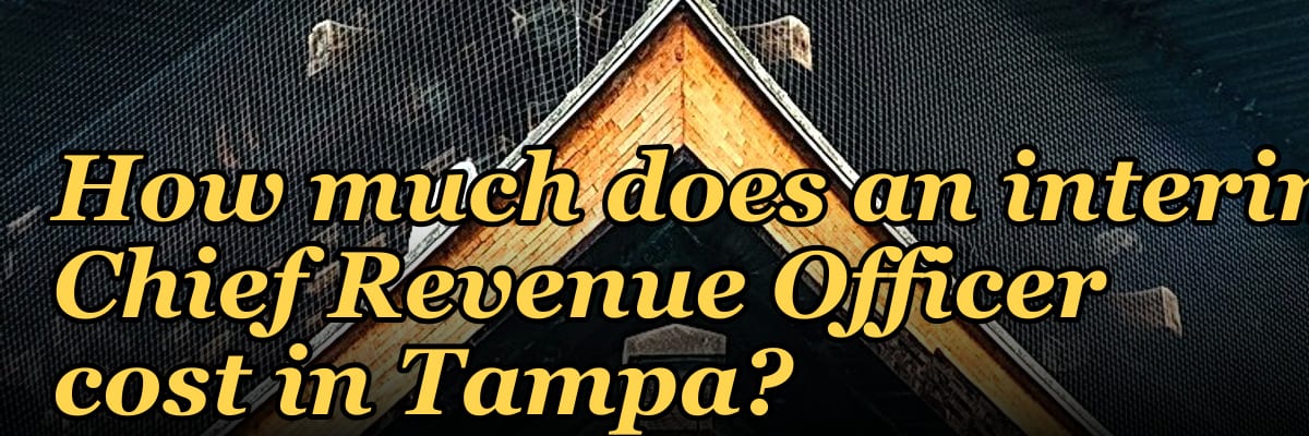 How much does an interim Chief Revenue Officer cost in Tampa?