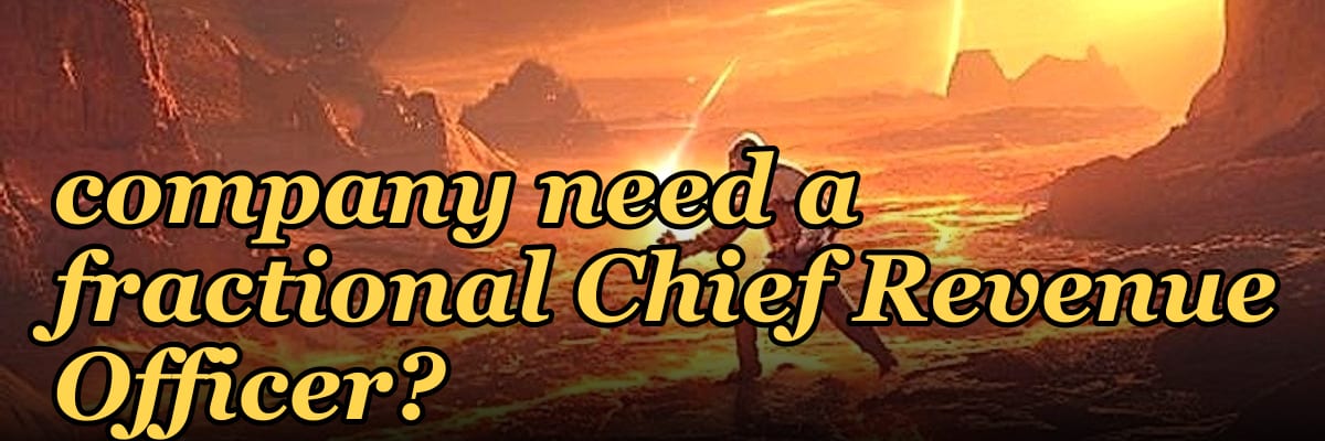 Does a Series A B2B SaaS company need a fractional Chief Revenue Officer?