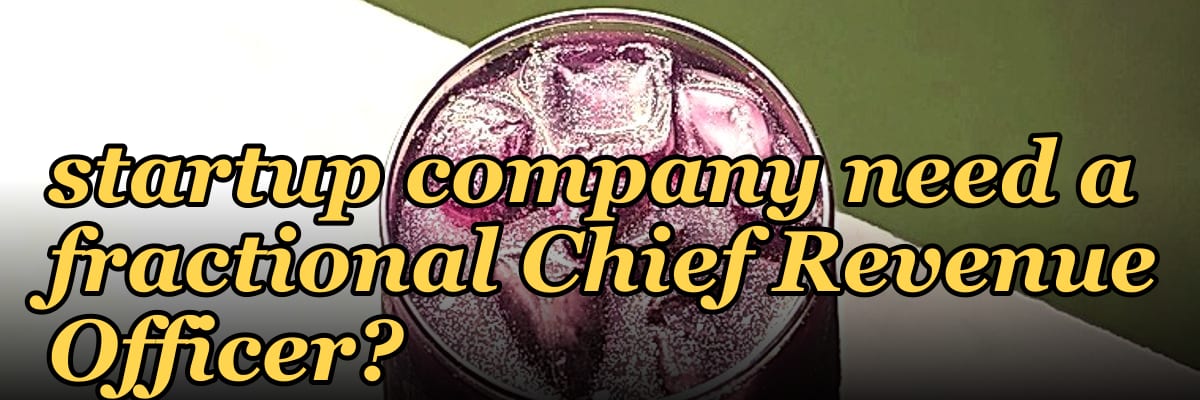 Does a turnaround AI startup company need a fractional Chief Revenue Officer?