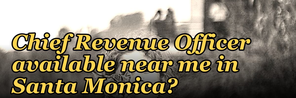 Is there a fractional Chief Revenue Officer available near me in Santa Monica?