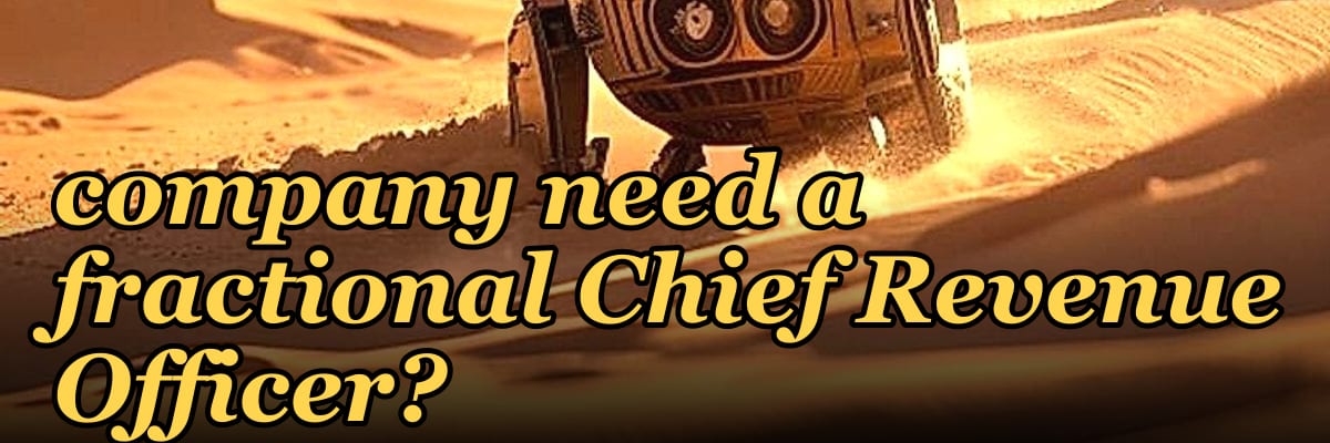 Does a pre-seed gaming company need a fractional Chief Revenue Officer?