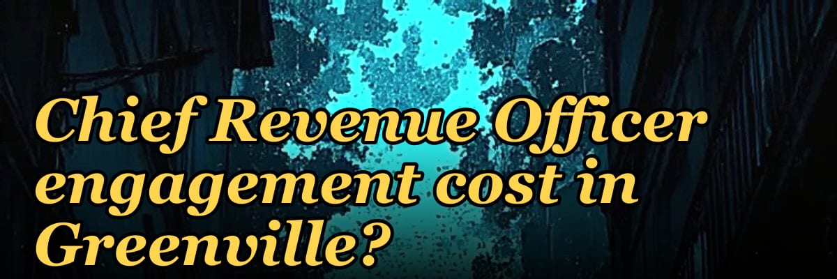 What does a fractional Chief Revenue Officer engagement cost in Greenville?