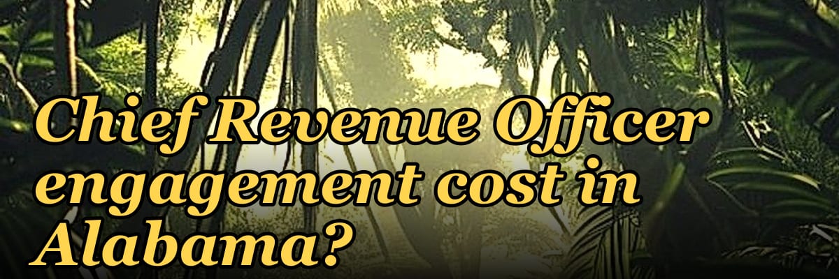 What does a fractional Chief Revenue Officer engagement cost in Alabama?