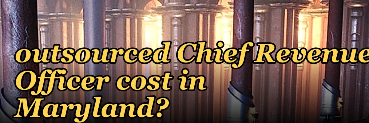 How much does an outsourced Chief Revenue Officer cost in Maryland?