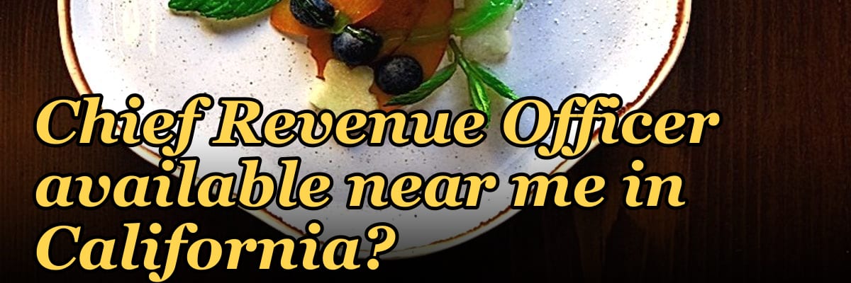 Is there a fractional Chief Revenue Officer available near me in California?
