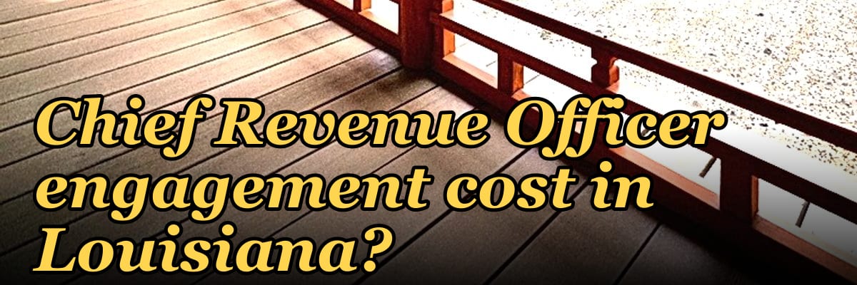 What does a fractional Chief Revenue Officer engagement cost in Louisiana?