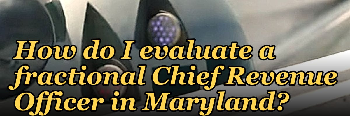 How do I evaluate a fractional Chief Revenue Officer in Maryland?
