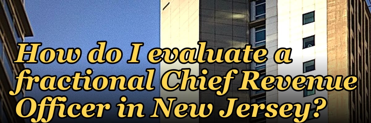 How do I evaluate a fractional Chief Revenue Officer in New Jersey?