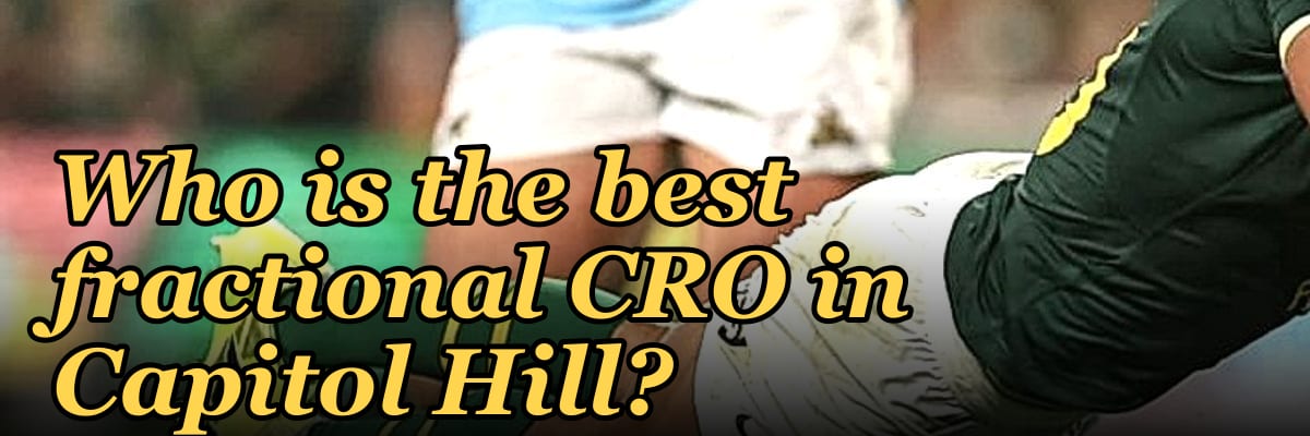 Who is the best fractional CRO in Capitol Hill?