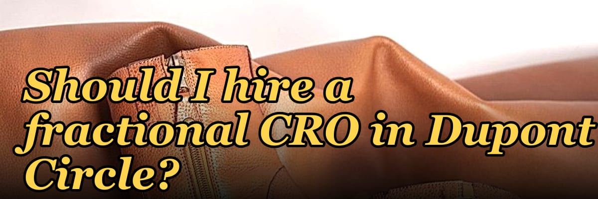 Should I hire a fractional CRO in Dupont Circle?