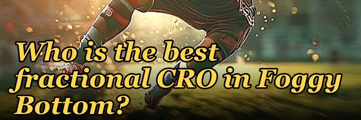 Who is the best fractional CRO in Foggy Bottom?