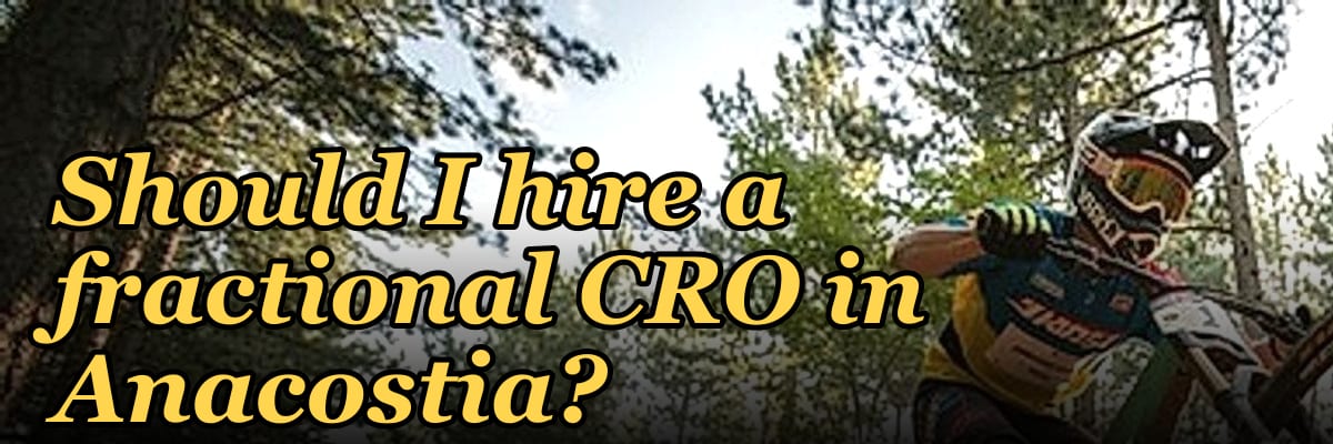 Should I hire a fractional CRO in Anacostia?