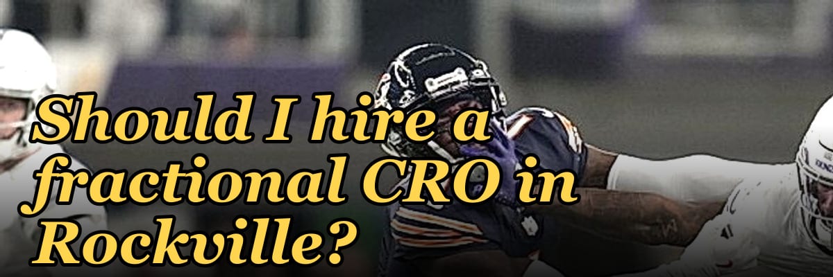Should I hire a fractional CRO in Rockville?