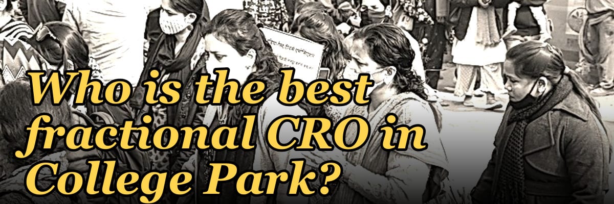 Who is the best fractional CRO in College Park?