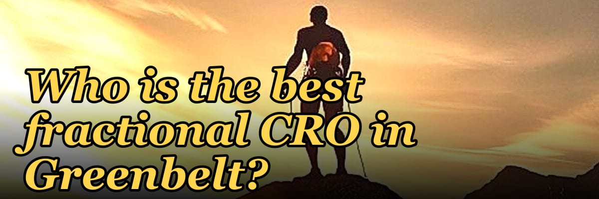 Who is the best fractional CRO in Greenbelt?