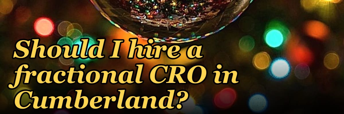Should I hire a fractional CRO in Cumberland?