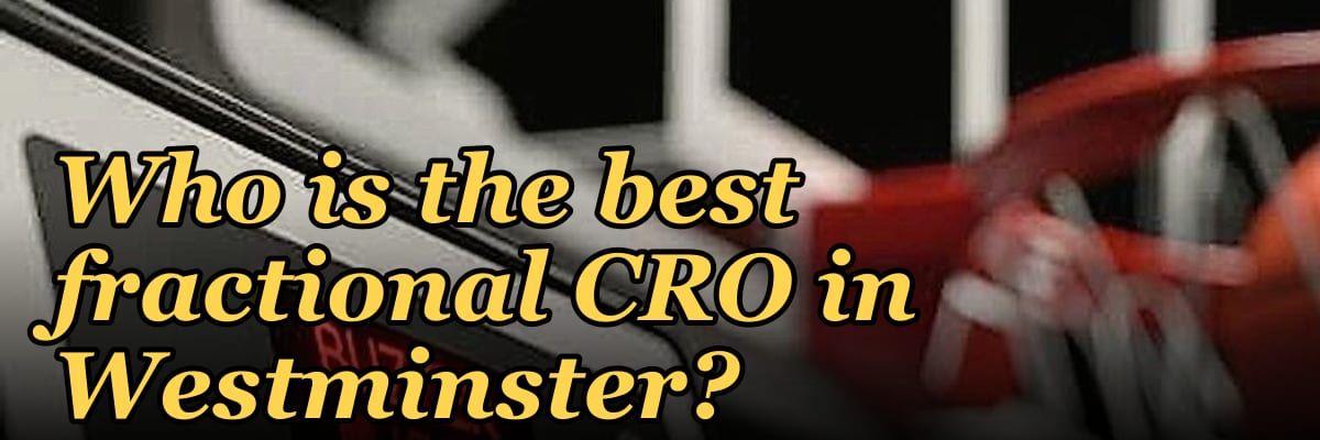 Who is the best fractional CRO in Westminster?