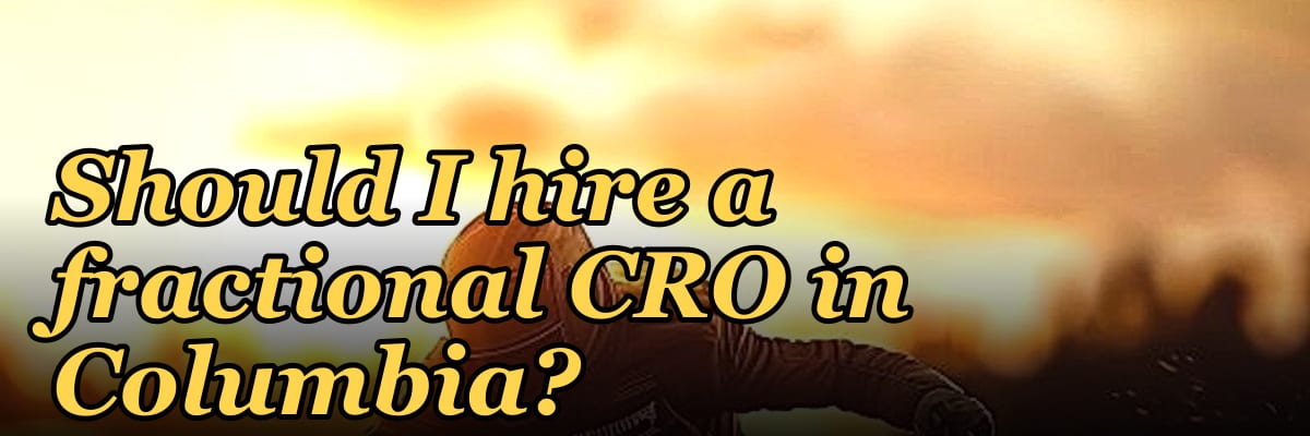 Should I hire a fractional CRO in Columbia?