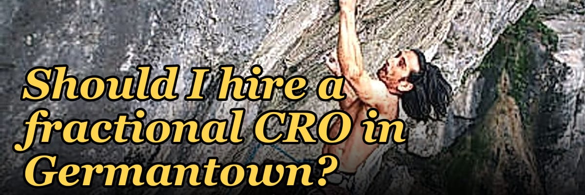Should I hire a fractional CRO in Germantown?