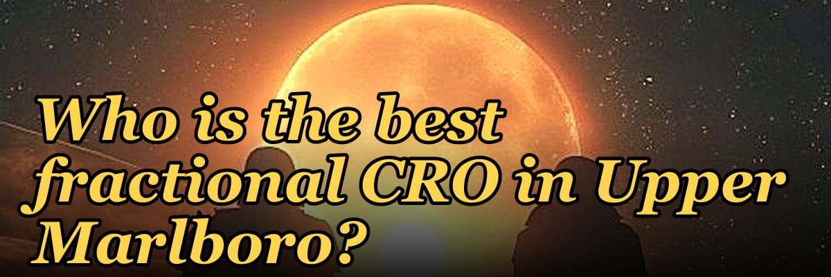 Who is the best fractional CRO in Upper Marlboro?