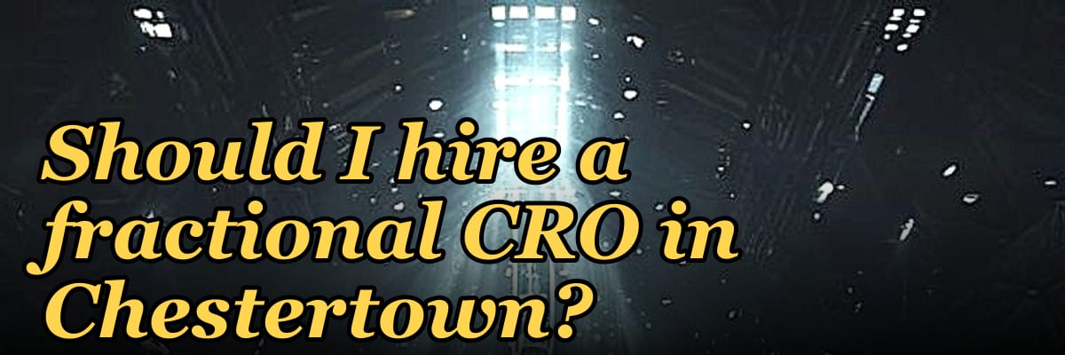 Should I hire a fractional CRO in Chestertown?