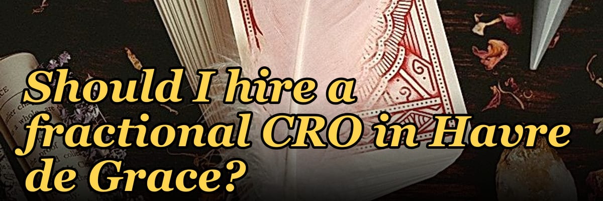 Should I hire a fractional CRO in Havre de Grace?