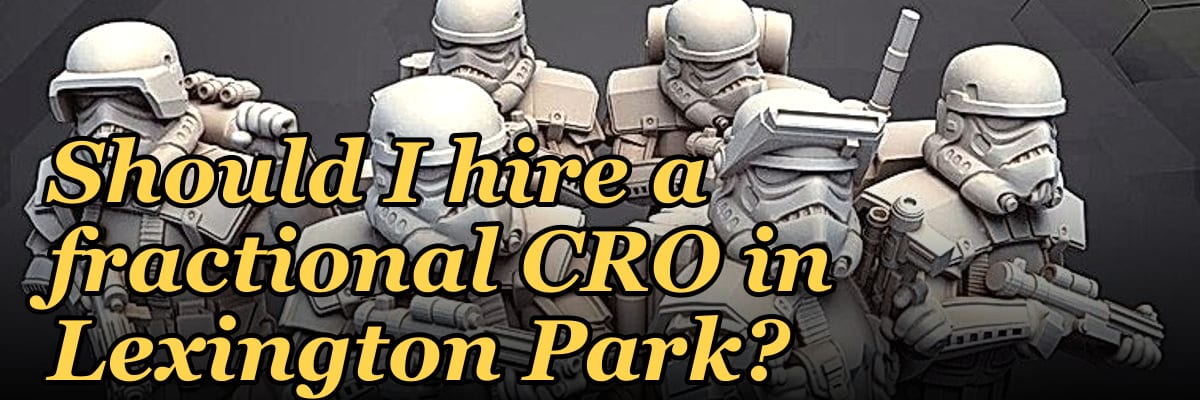 Should I hire a fractional CRO in Lexington Park?