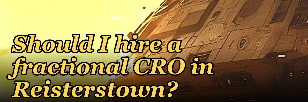 Should I hire a fractional CRO in Reisterstown?
