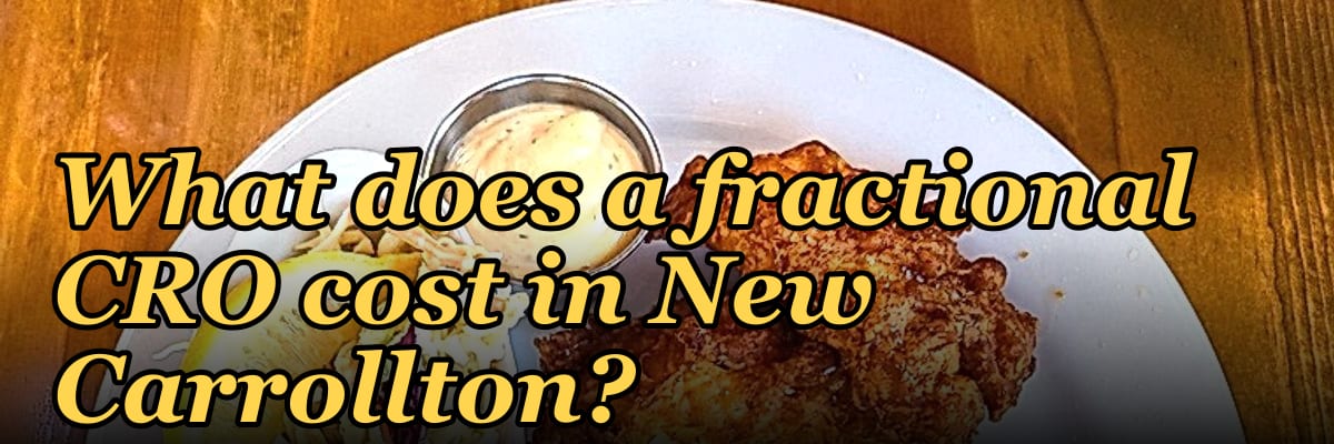 What does a fractional CRO cost in New Carrollton?