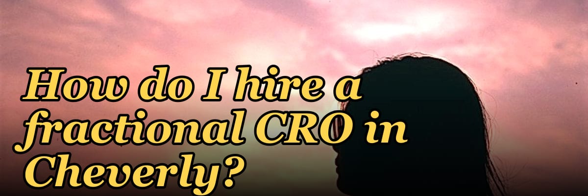 How do I hire a fractional CRO in Cheverly?