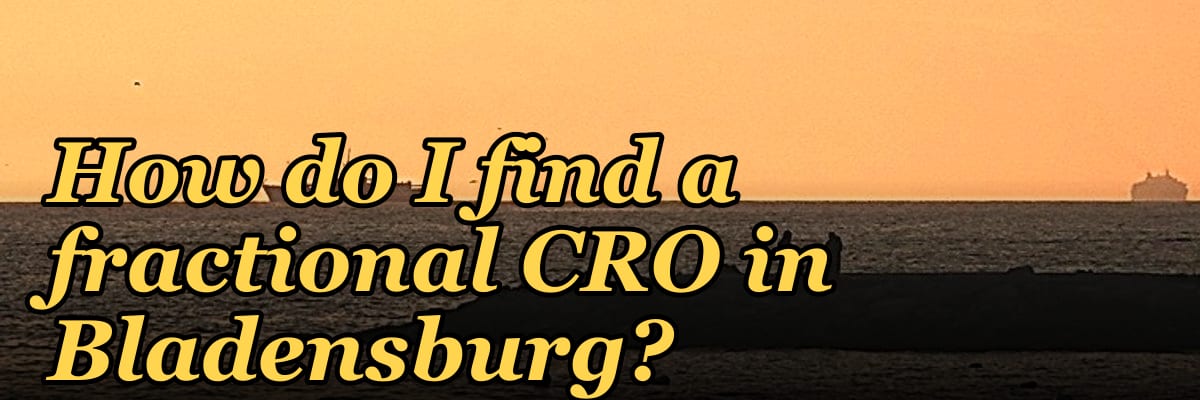 How do I find a fractional CRO in Bladensburg?