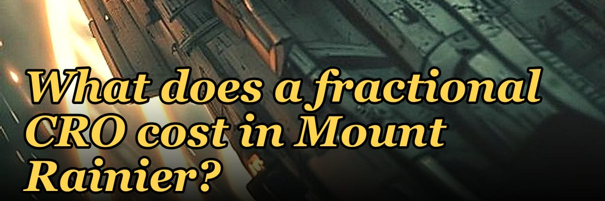 What does a fractional CRO cost in Mount Rainier?