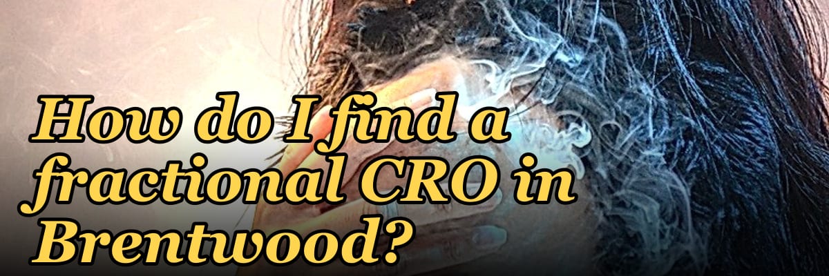 How do I find a fractional CRO in Brentwood?