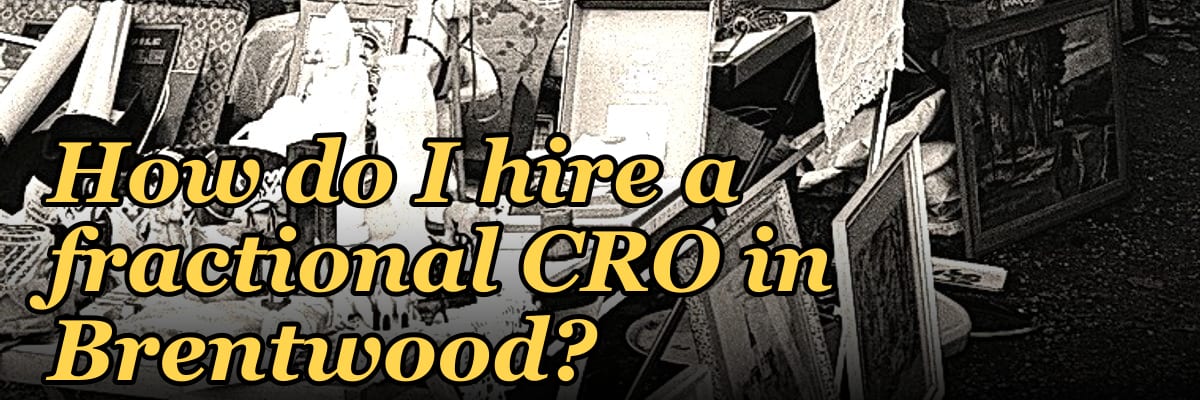 How do I hire a fractional CRO in Brentwood?