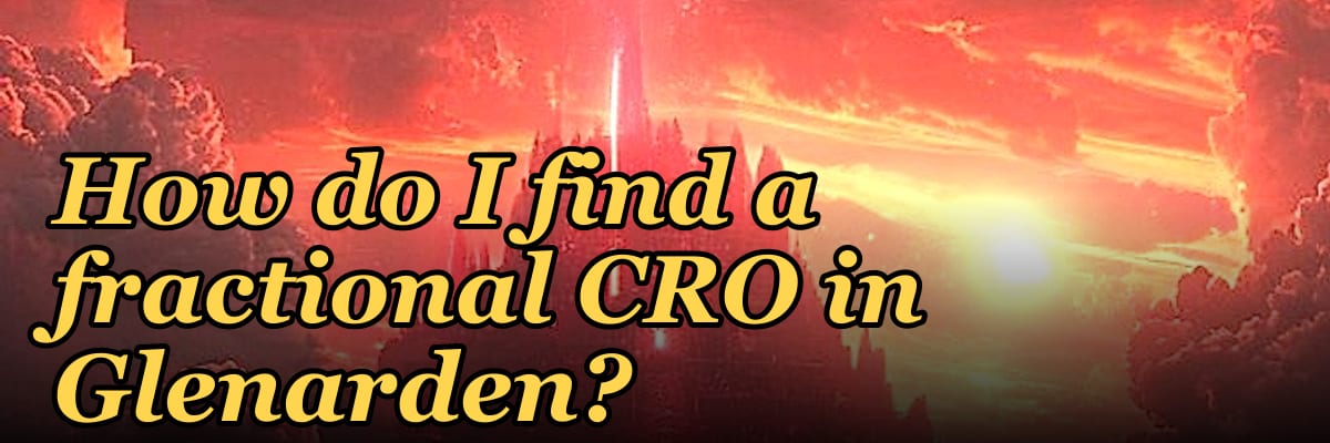 How do I find a fractional CRO in Glenarden?