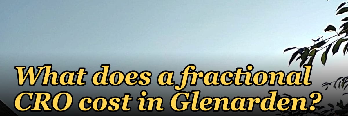 What does a fractional CRO cost in Glenarden?