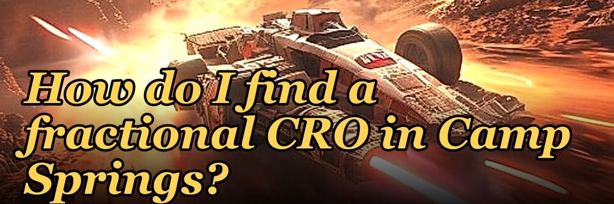 How do I find a fractional CRO in Camp Springs?