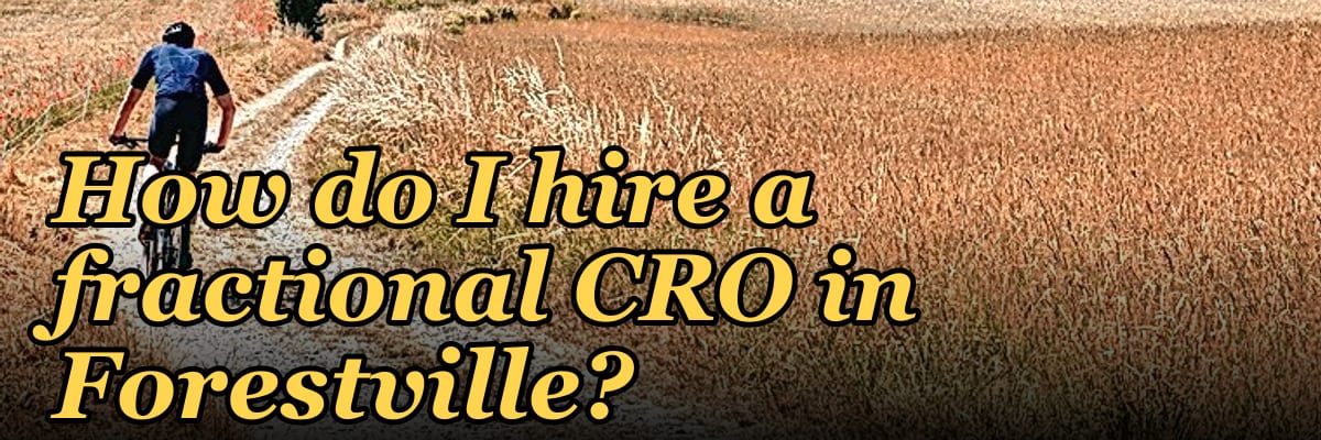 How do I hire a fractional CRO in Forestville?