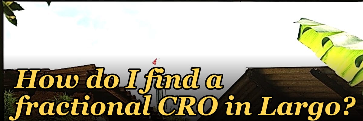 How do I find a fractional CRO in Largo?