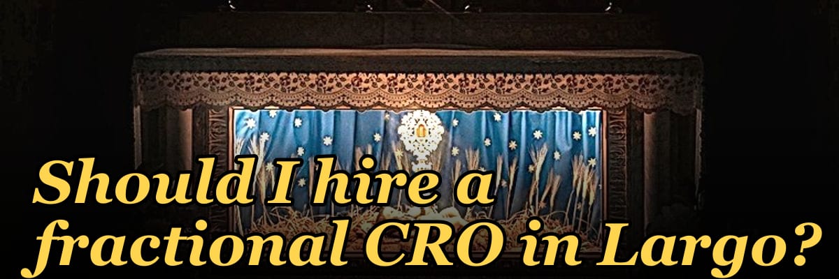 Should I hire a fractional CRO in Largo?