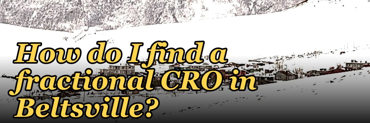 How do I find a fractional CRO in Beltsville?