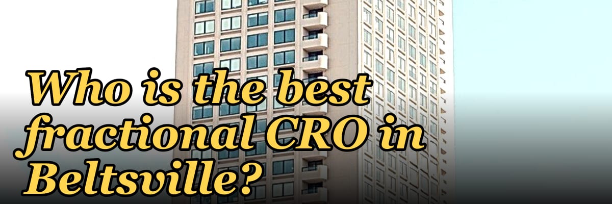 Who is the best fractional CRO in Beltsville?