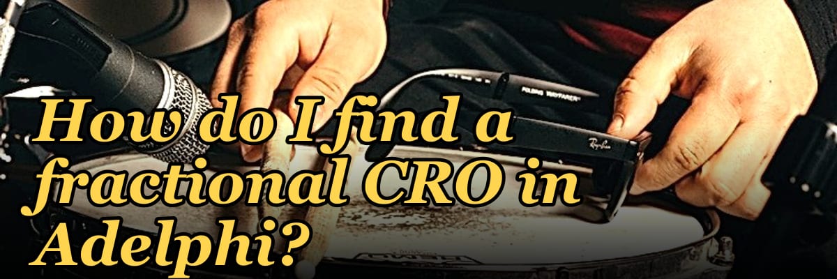 How do I find a fractional CRO in Adelphi?