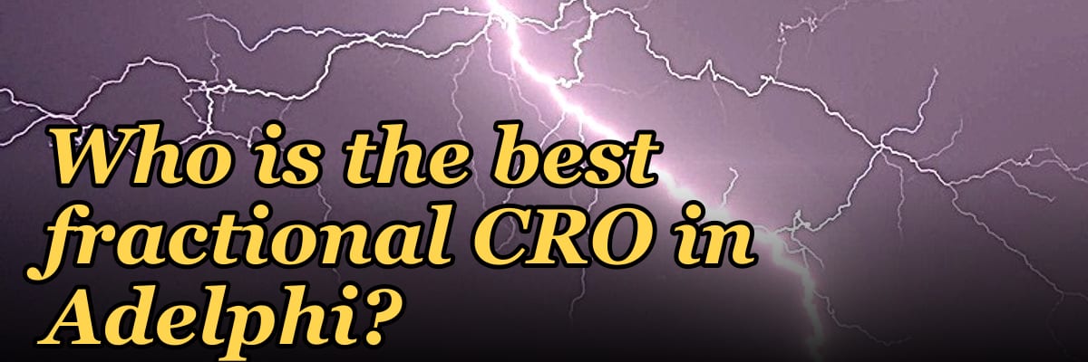 Who is the best fractional CRO in Adelphi?