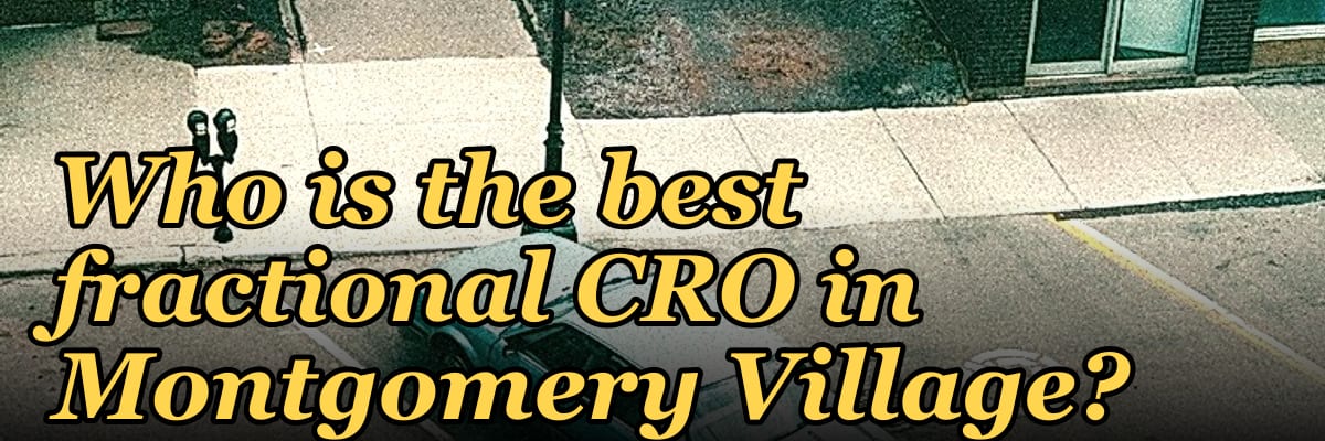 Who is the best fractional CRO in Montgomery Village?