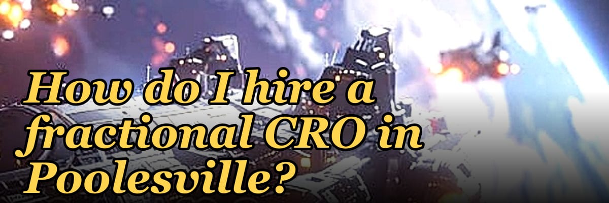 How do I hire a fractional CRO in Poolesville?