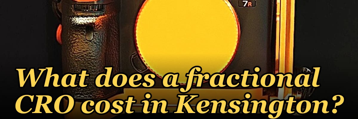 What does a fractional CRO cost in Kensington?