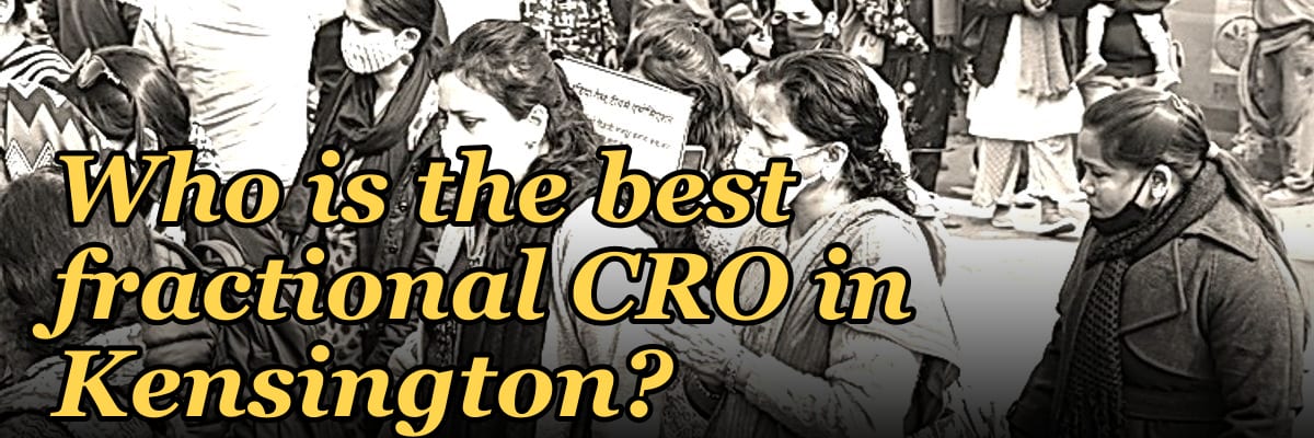 Who is the best fractional CRO in Kensington?